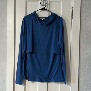 Women’s long sleeve nursing, breastfeeding hoodie